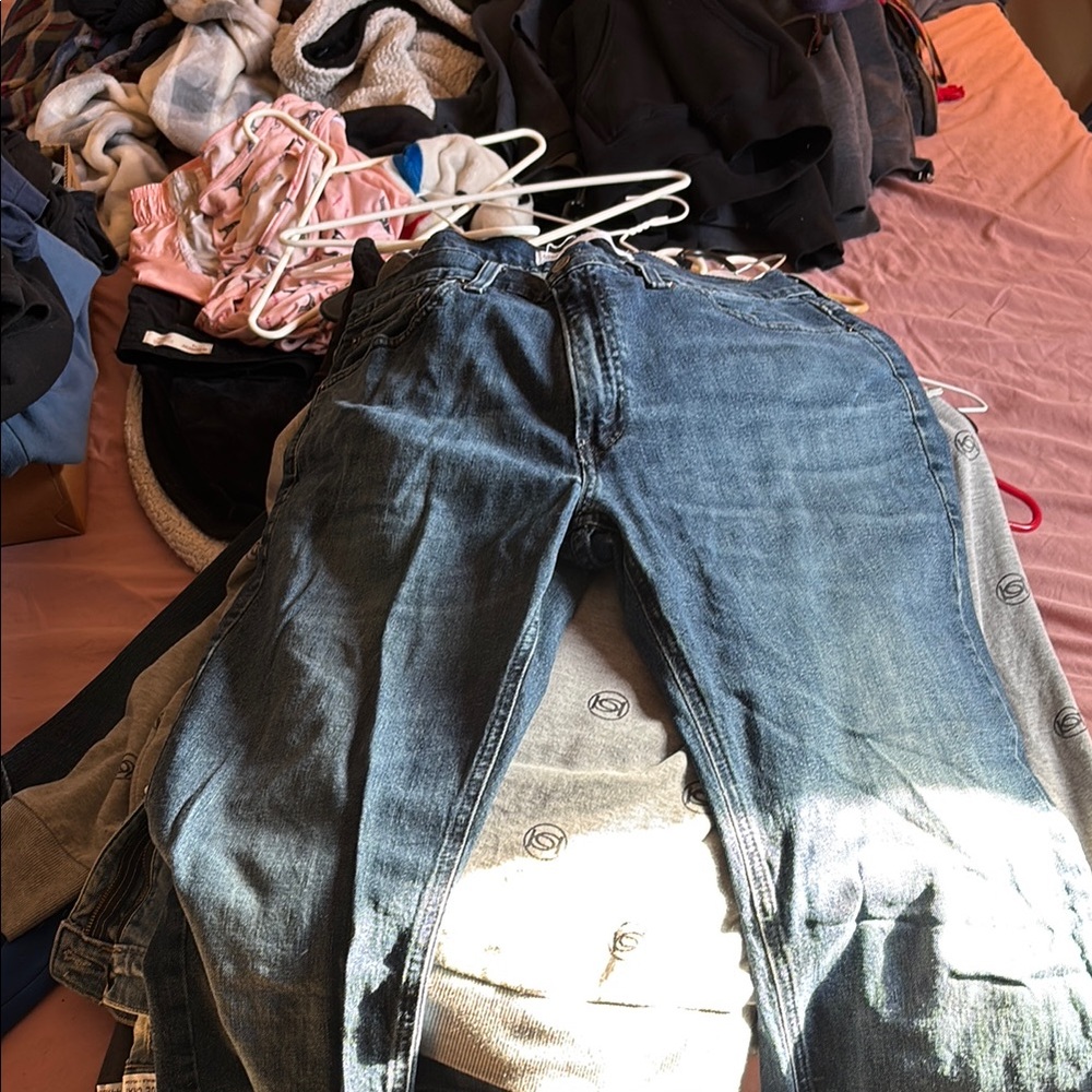 Levi's Blue Straight Jeans